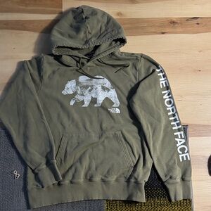 The North Face Olive Bear Graphic Hoodie